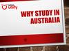Why Study in Australia