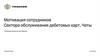 Мотивация сотрудников Сектора обслуживания дебетовых карт
