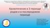 Кровотечение в 3 периоде родов и в послеродовом периоде