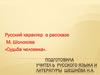 Русский характер в рассказе М. Шолохова «Судьба человека»