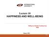 Happiness and well-being