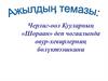 Черлиг-оол Кууларның «Шораан» деп чогаалында овур-хевирлерниң бөлүктээшкини