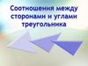 Соотношения между сторонами и углами треугольника