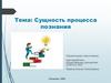 Сущность процесса познания