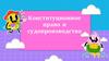 Конституционное право и судопроизводство