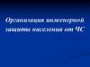 Организация инженерной защиты населения от ЧС