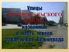 Герои в названиях улиц Красносельского района
