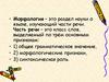 Имя существительное. Морфология
