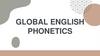Global English Phonetics
