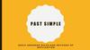 Past Simple