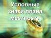Условные знаки плана местности