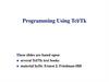 Programming Using Tcl/Tk