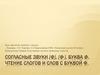 Согласные звуки [ф], [ф,], буква Ф. Чтение слогов и слов с буквой ф