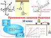 Применение законов Ньютона. 10 класс