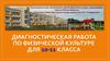 Диагностическая работа по физической культуре для 10-11 класса