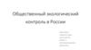 Общественный экологический контроль в России