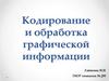 Кодирование и обработка графической информации. Аналоговая форма