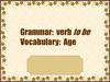 Grammar: verb to be
