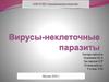 Вирусы - неклеточные формы жизни