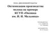 Оптимизация производства молока на примере КСУП «Овсянка им. И. И. Мельника»