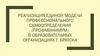 Реализация единой модели профессионального самоопределения