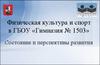 Физическая культура и спорт. Состояние и перспективы развития