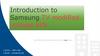 Introduction to Samsung TV modified voltage BIN