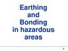 Earthing and Bonding in hazardous areas