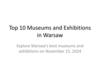 Top 10 Museums and Exhibitions in Warsaw