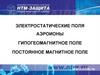 Электростатические поля аэроионы