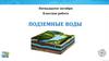 Подземные воды  (6 класс)