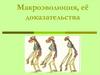Макроэволюция, ее доказательства. Сравнение понятий «макроэволюция» и «микроэволюция»