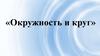 Окружность и круг