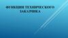 Функции технического заказчика