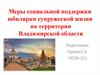 Меры социальной поддержки юбилярам супружеской жизни на территории Владимирской области