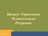 Процесс управления человеческими ресурсами  (лекция 1)