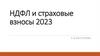 НДФЛ и страховые взносы 2023