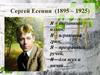 Сергей Есенин (1895-1925)
