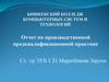 Отчет по производственной предквалификационной практике. Отзыв