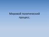Мировой политический процесс