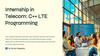 Internship in Telecom: C++ LTE