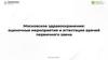 Московское здравоохранение: оценочные мероприятия и аттестация врачей первичного звена
