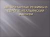 Авторитарные режимы в Европе. Итальянский фашизм