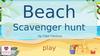 Beach Scavenger hunt (game)