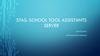 STAS: schooltool assistants server