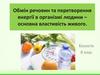Обмін речовин та перетворення енергії в організмі людини – основна властивість живого. Біологія. 8 клас
