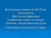 Восточные славяне в VIII-IX вв. Праславяне. Восточнославянские племенные союзы и соседи