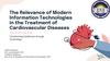 The Relevance of Modern Information Technologies in the Treatment of Cardiovascular Diseases