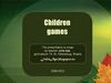 Children games