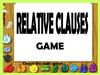 Relative clauses. Games